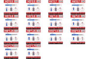 【先端螺旋絲攻】含鈷機用絲錐 不鏽鋼專用 銅鋁用 藍納米合金進口